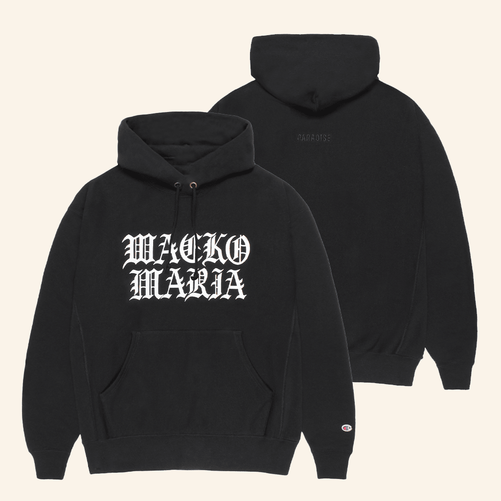 Wacko Maria Merch Wacko Maria X Champion Hoodie Paradise Hooded Sweatshirt Present For Him - Thriftgiftshop