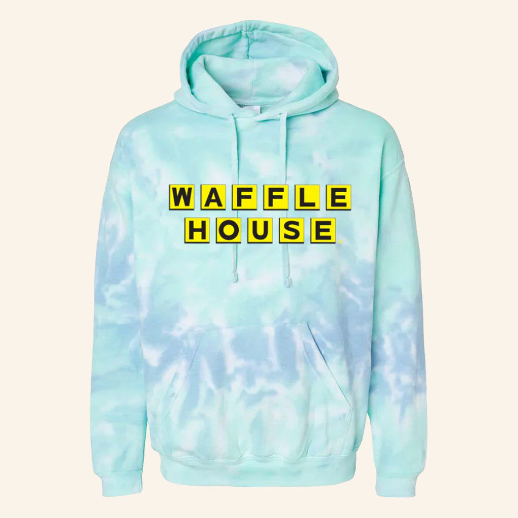 Waffle House Merch Waffle House Tie Dye Hoodie Xmas Gifts For Girlfriend - Thriftgiftshop