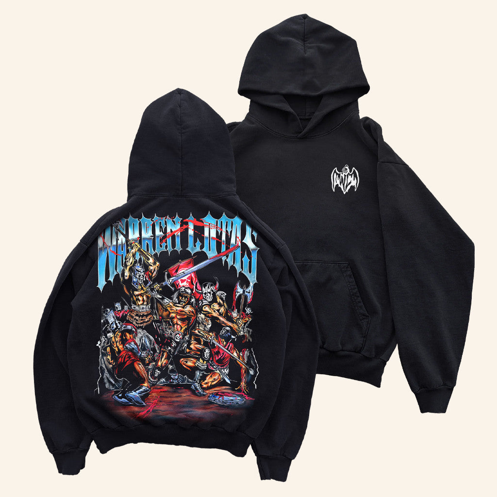 Warren Lotas Merch Battle Massacre Hoodie Black Best Gifts For Boyfriend - Thriftgiftshop