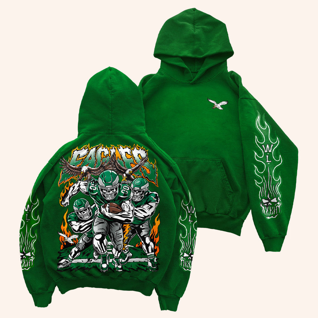 Warren Lotas Merch Philadelphia Football Eagle Hoodie Gifts For Football Lovers - Thriftgiftshop