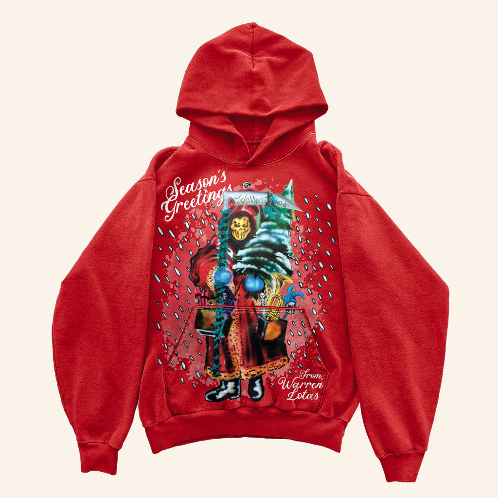 Warren Lotas Merch Seasons Greeting Hoodie Christmas Gift Ideas For Wife - Thriftgiftshop