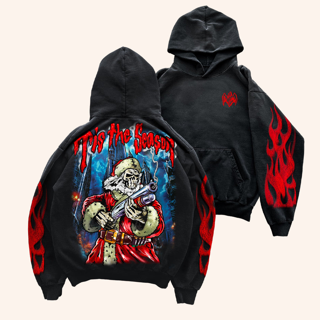 Warren Lotas Merch Tis The Season Black Hoodie Christmas Gift Ideas For Him - Thriftgiftshop