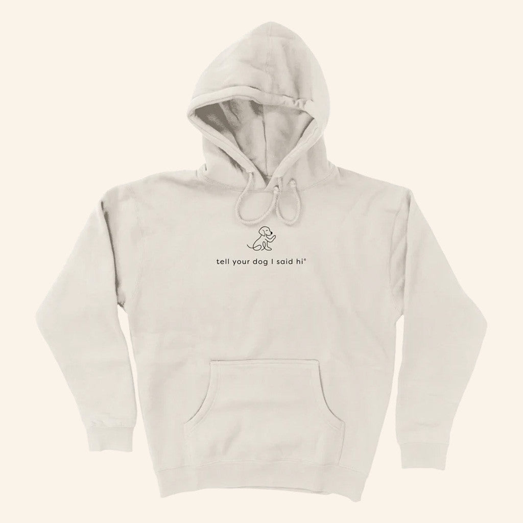 We Rate Dogs Merch Waving Dog Hoodie Tell Your Dog I Said Hi Hoodie Good Gifts For Boyfriend - Thriftgiftshop