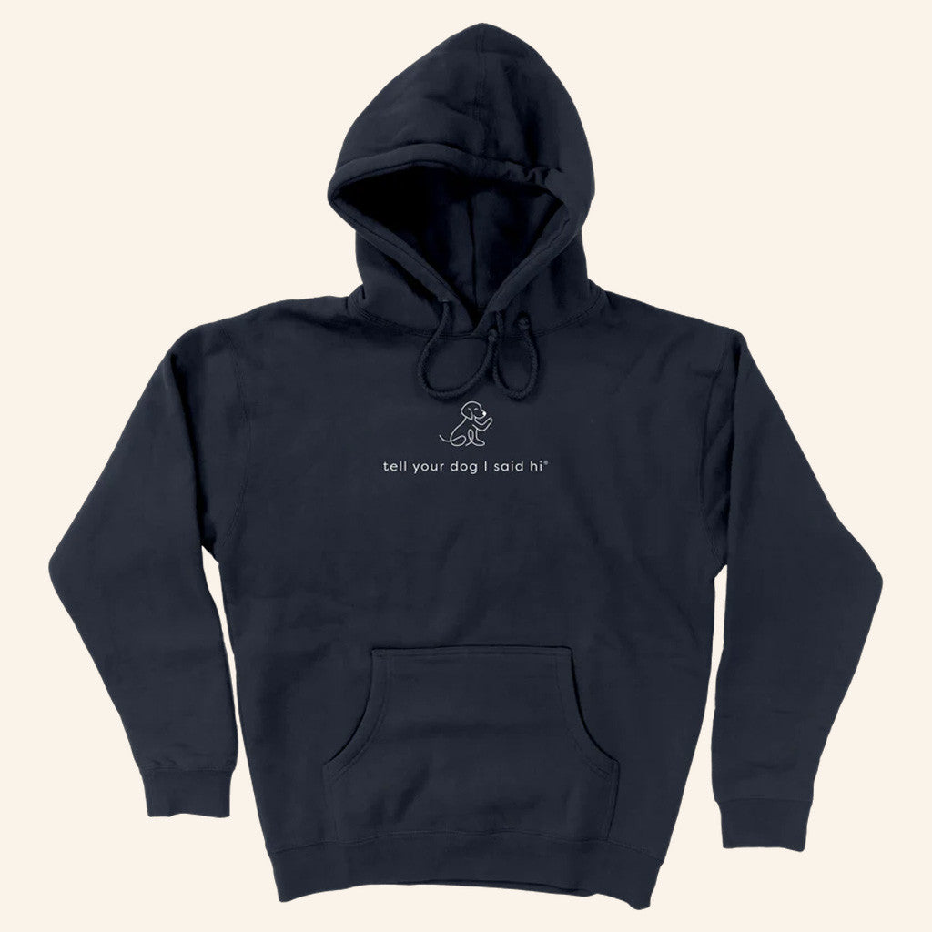 We Rate Dogs Merch Waving Dog Hoodie Tell Your Dog I Said Hi Hoodie Xmas Gifts For Her - Thriftgiftshop