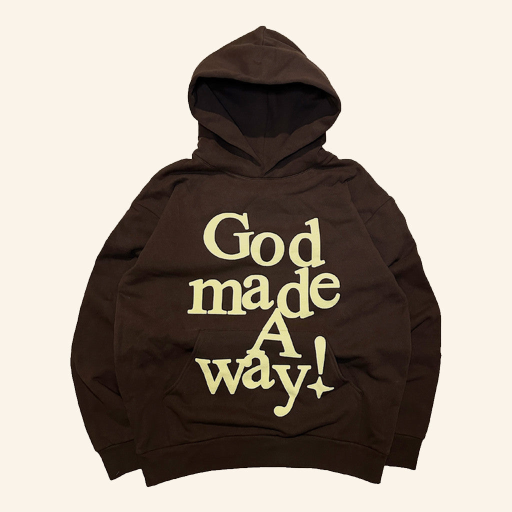 WHATUPRG Merch God Made A Way Hoodie Birthday Gift Ideas For Wife - Thriftgiftshop
