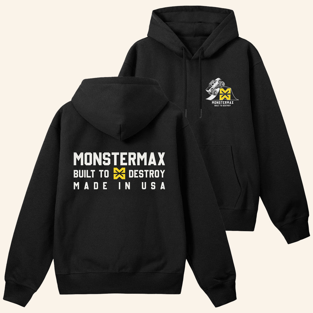 Whistlin Diesel Merch Monstermax Jump Black Hoodie Gifts For Boyfriend - Thriftgiftshop