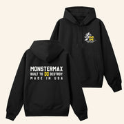 Whistlindiesel Merch Jump Black Hoodie Monstermax Built To Destroy Hoodie Presents For Boyfriend - Thriftgiftshop