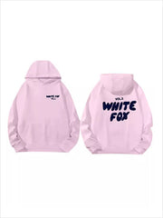 White Fox Merch 2025Hoodie Letter Print Oversized Hoodie Gifts For Him Trendy Merch - Thriftgiftshop