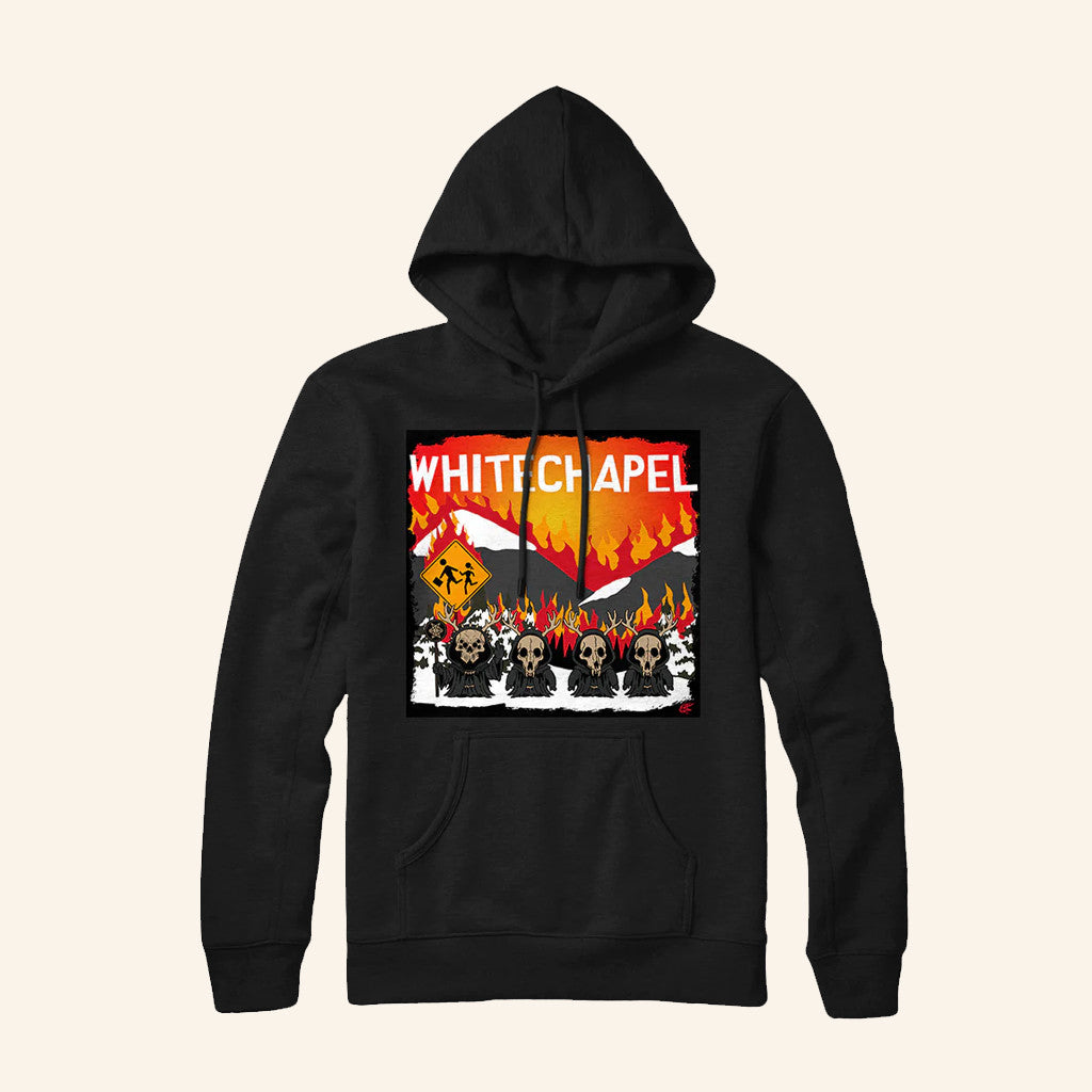 Whitechapel Band Merch Park Black Hoodie Fan Apparel Gifts For Boyfriend - Thriftgiftshop