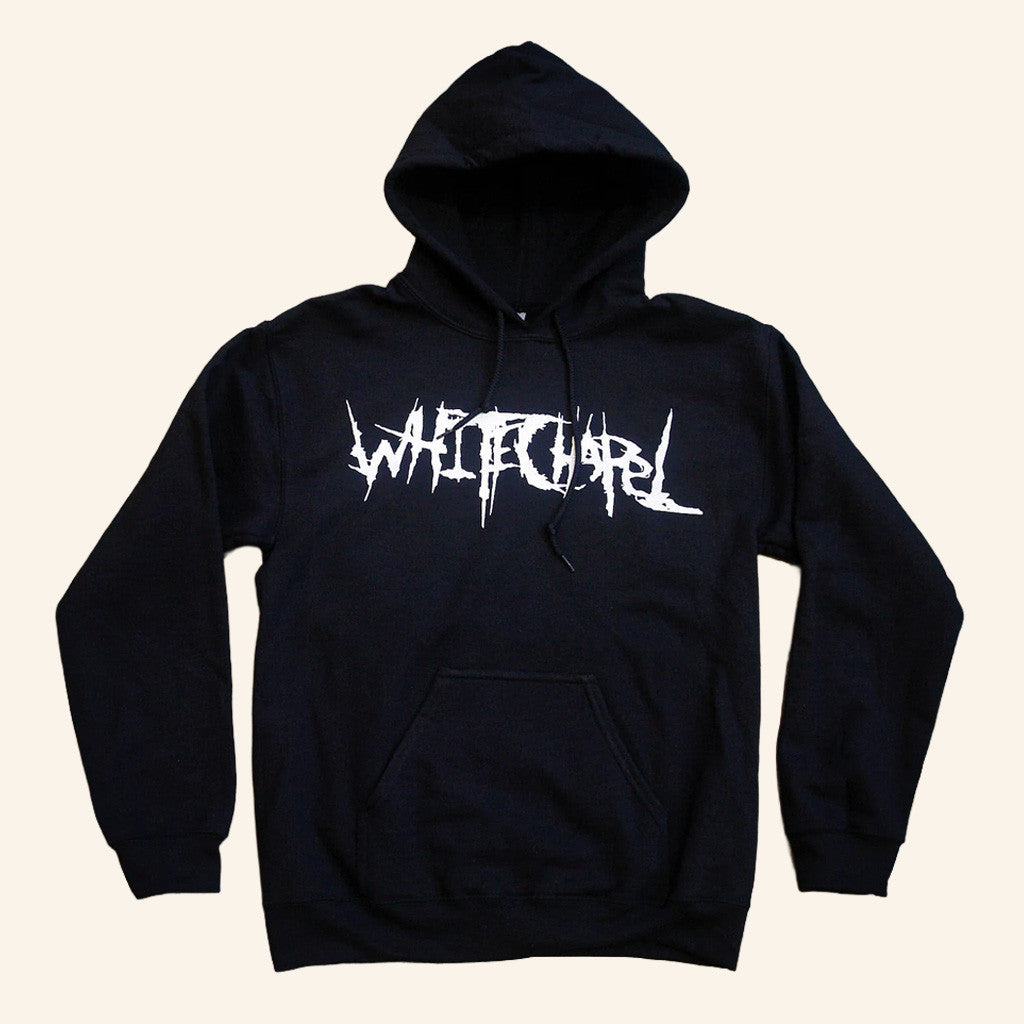 Whitechapel Merch Classic Logo Black Hoodie Christmas Gifts For Dad - Thriftgiftshop