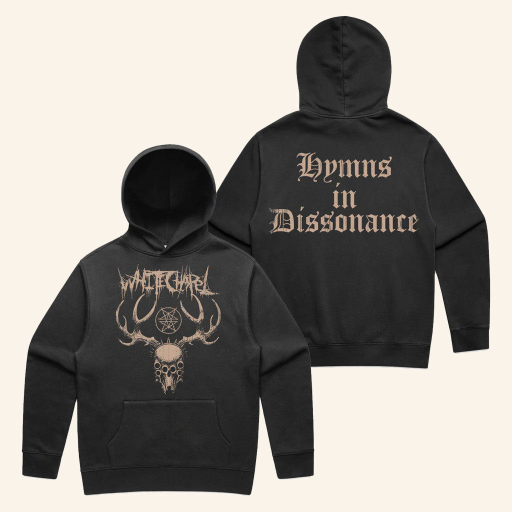 Whitechapel Merch Hymns Of Dissonance Logo Hoodie Christmas Presents For Him - Thriftgiftshop
