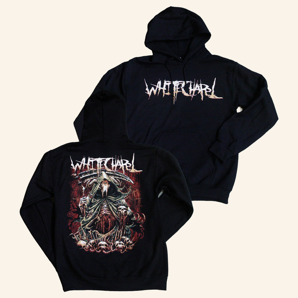 Whitechapel Merch The King Is Dead Black Hoodie Birthday Gift For Husband - Thriftgiftshop
