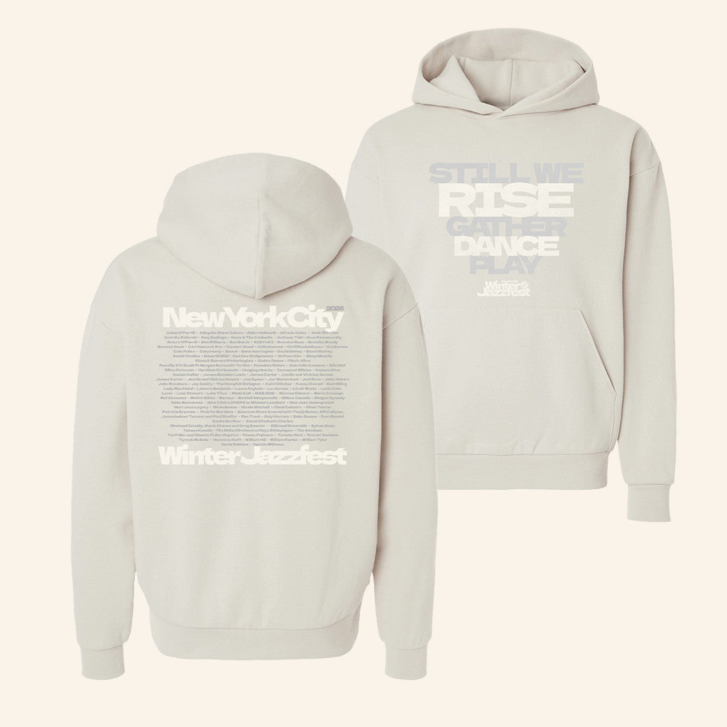 Winter Jazz Fest Merch Still We Rise Hoodie 2026 Artist Lineup Hoodie Gifts For Music Fans - Thriftgiftshop