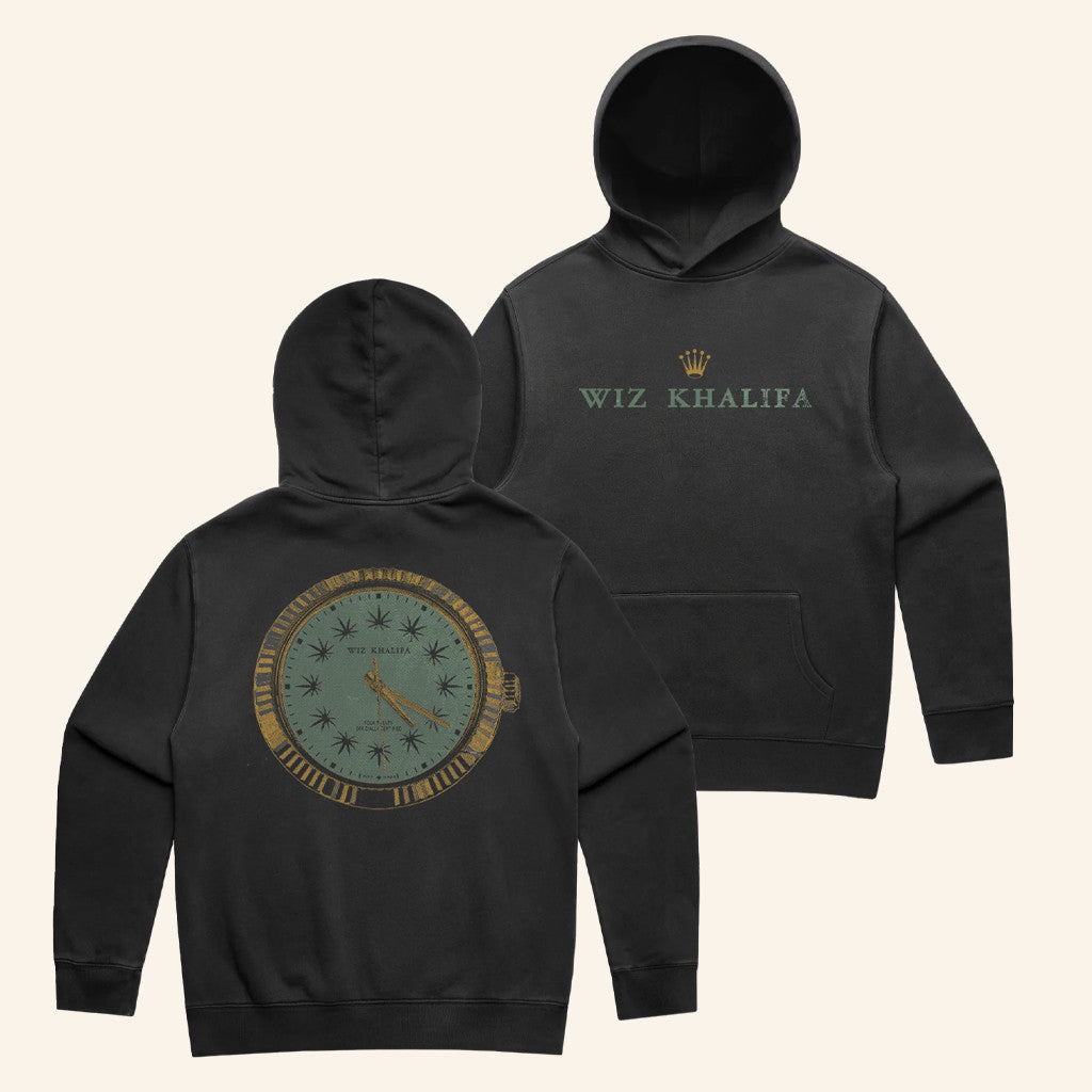 Wiz Khalifa Merch Kush Time Hoodie Best Gifts For Rapper Fans - Thriftgiftshop