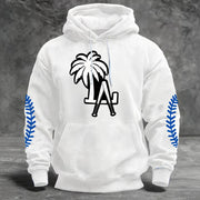World Series Merch 2025 Coconut Tree LA Game Day Hoodie LA Dodgers Back To Back Champions Hoodie - Thriftgiftshop