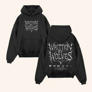 Written By Wolves Merch 10 Year Anniversary Hoodie Christmas Present For Husband - Thriftgiftshop