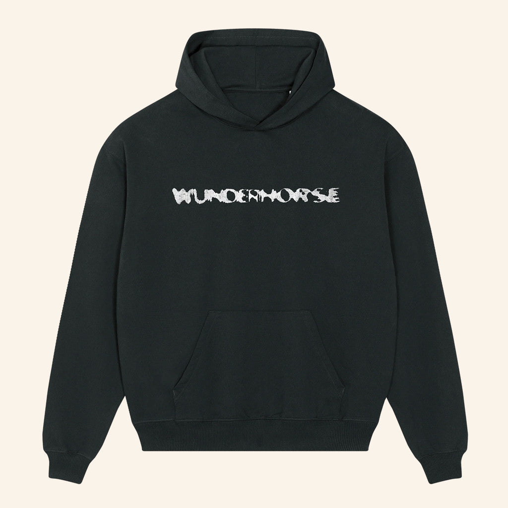 Wunderhorse Band Merch Winter Logo Black Hoodie Gifts For Rock Fans - Thriftgiftshop