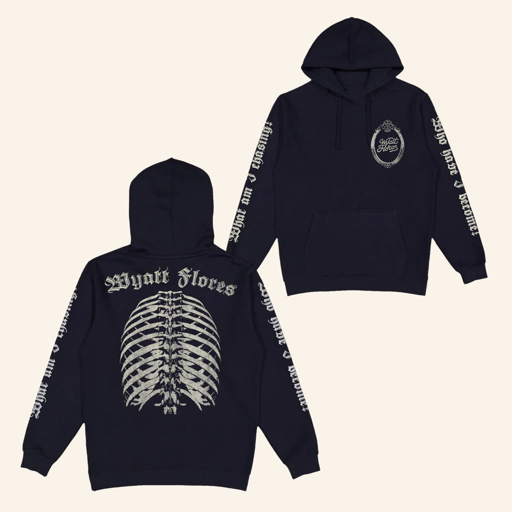 Wyatt Flores Music Merch Milwaukee Skeleton Hoodie Unique Gifts For Music Lovers - Thriftgiftshop