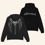 Xavier Wulf Merch Hollowsquad LA Chrome Spine Hoodie Gifts For Music Lovers - Thriftgiftshop