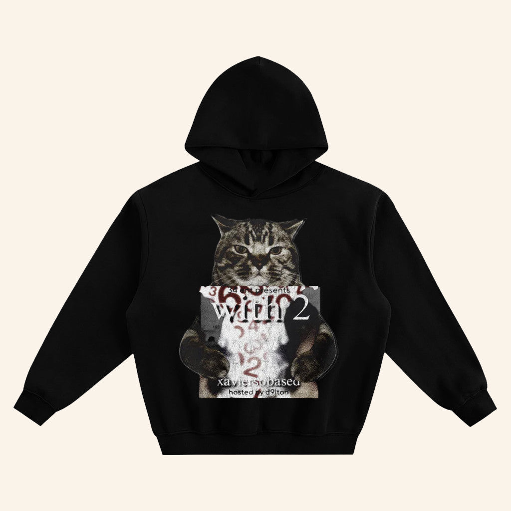 Xaviersobased Merch Cat Holding With 2 Xaviersobased Hoodie Gifts For Rapper Fans - Thriftgiftshop