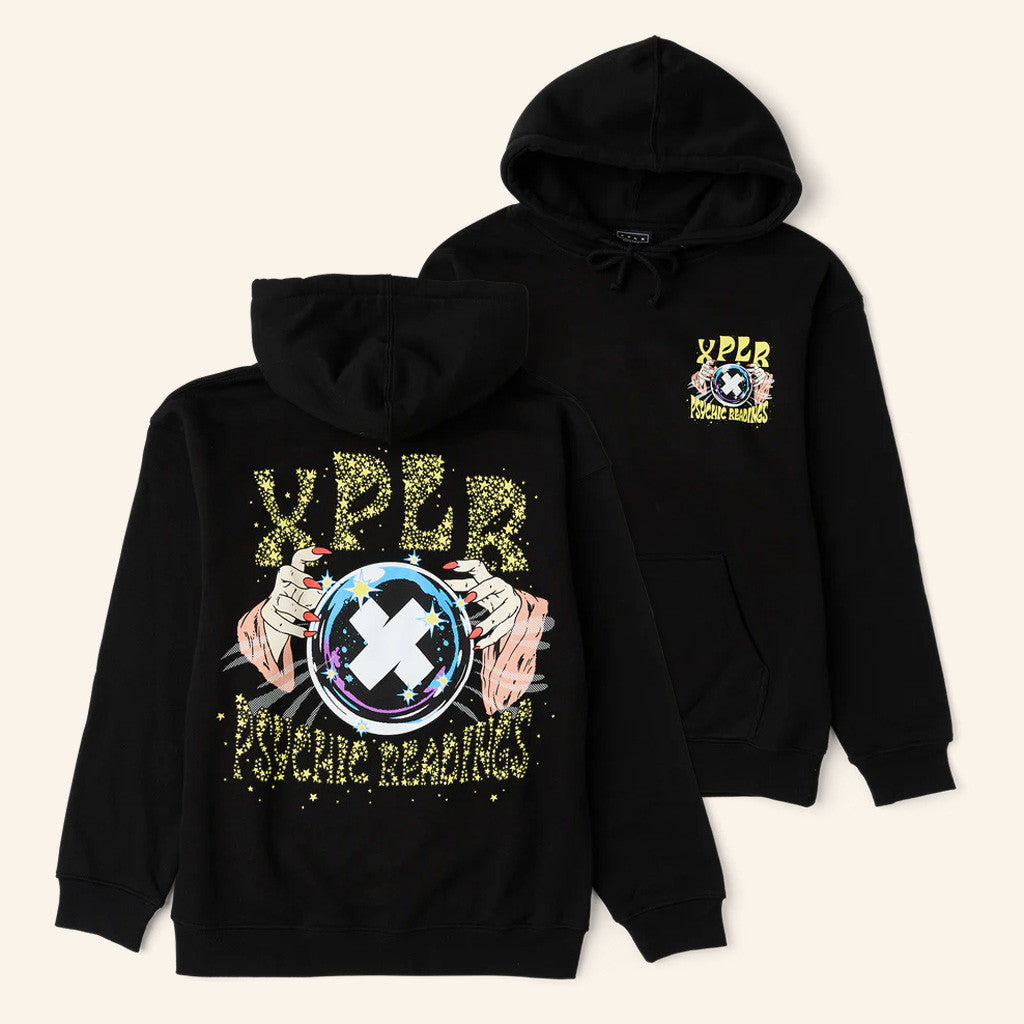 XPLR Merch Crystal Ball Psychic Readings Black Hoodie Best Gifts For Her - Thriftgiftshop