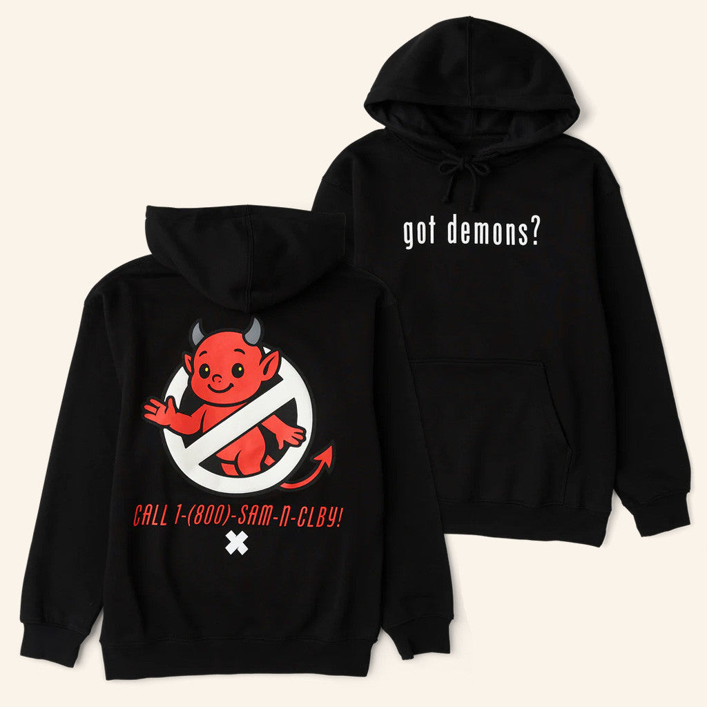 XPLR Merch Got Demons Black Hoodie Birthday Presents For Boyfriend - Thriftgiftshop