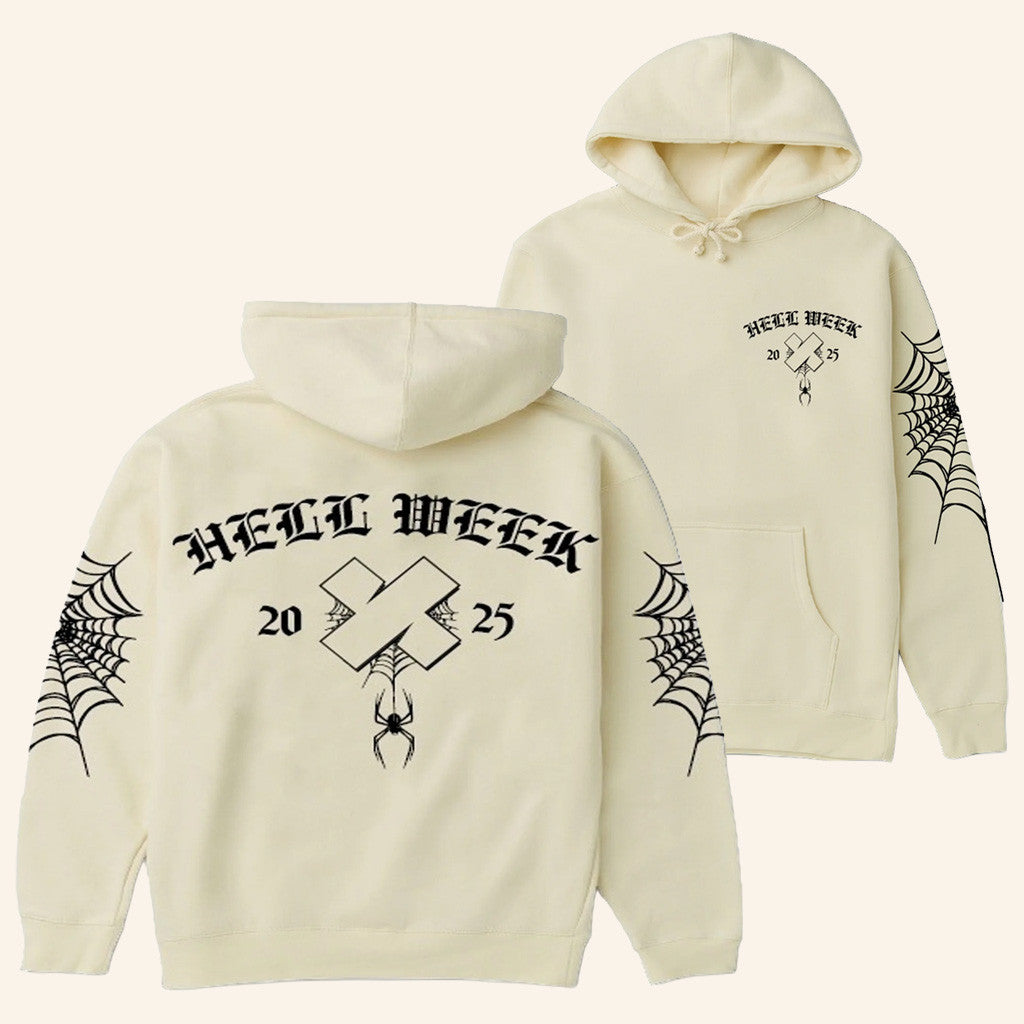 XPLR Merch Hell Week 2025 Hoodie Unique Halloween Gifts For Girlfriend - Thriftgiftshop