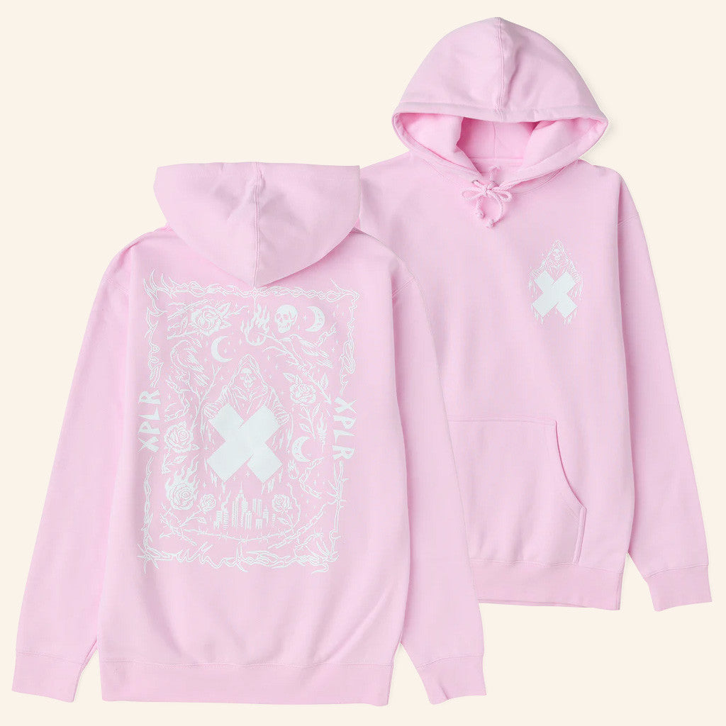 XPLR Merch Horror City Hoodie Unique Birthday Gift For Girlfriend - Thriftgiftshop