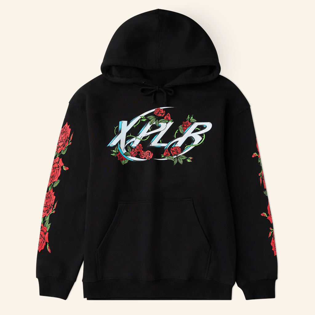 XPLR Merch Rose Poison Black Hoodie Christmas Gifts For Boyfriend - Thriftgiftshop