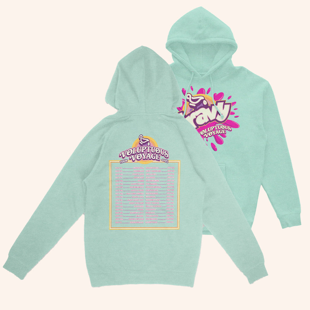Yung Gravy Merch Juicy Hoodie Voluptuous Voyage Tour 2025 Hoodie Gift Ideas For Rap Lovers - Thriftgiftshop
