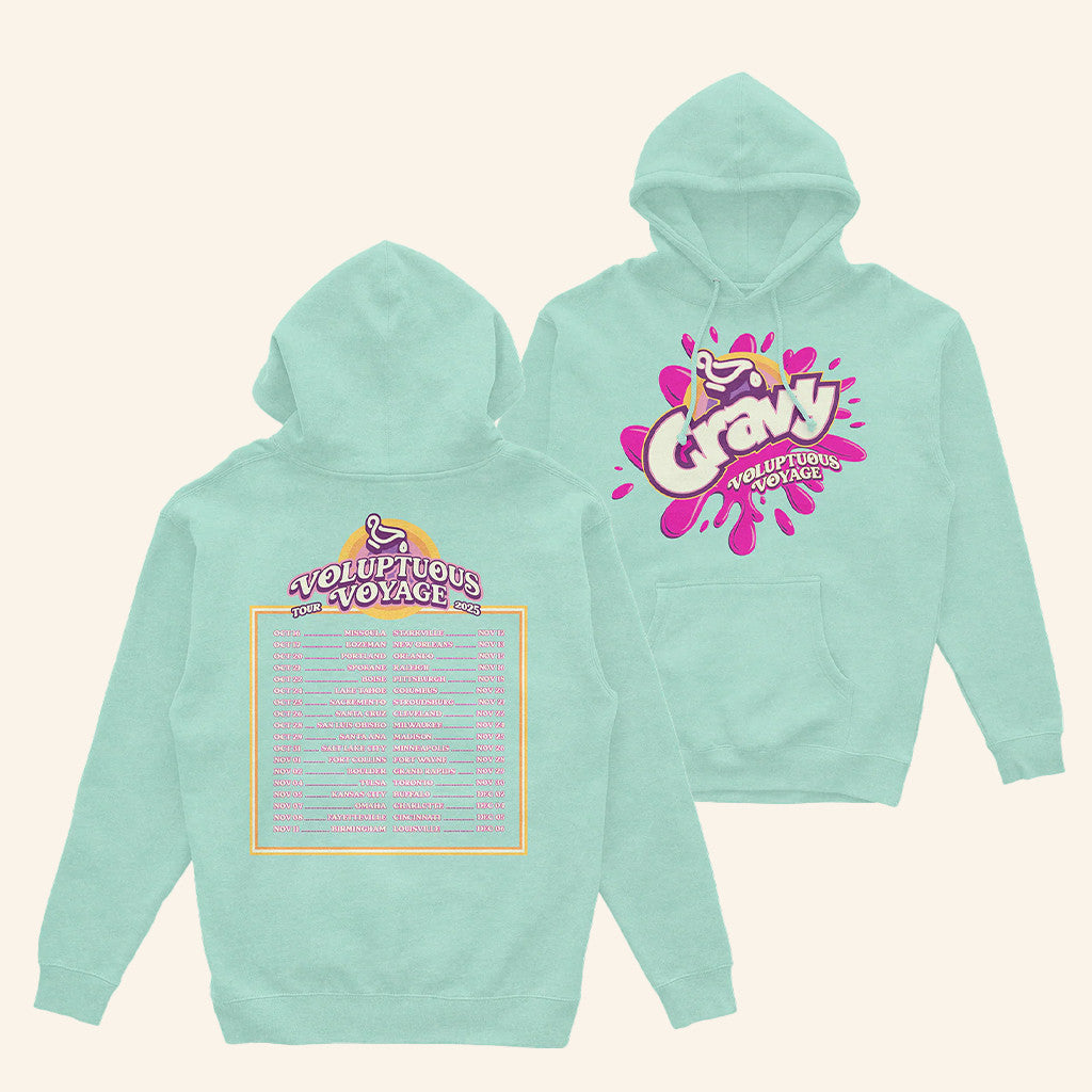 Yung Gravy Merch Juicy Hoodie Voluptuous Voyage Tour 2025 Hoodie Gifts For Rap Lovers - Thriftgiftshop