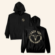 Zach Top Merch Black Skull Logo Hoodie Cold Beer And Country Music Hoodie Xmas Gifts For Dad - Thriftgiftshop