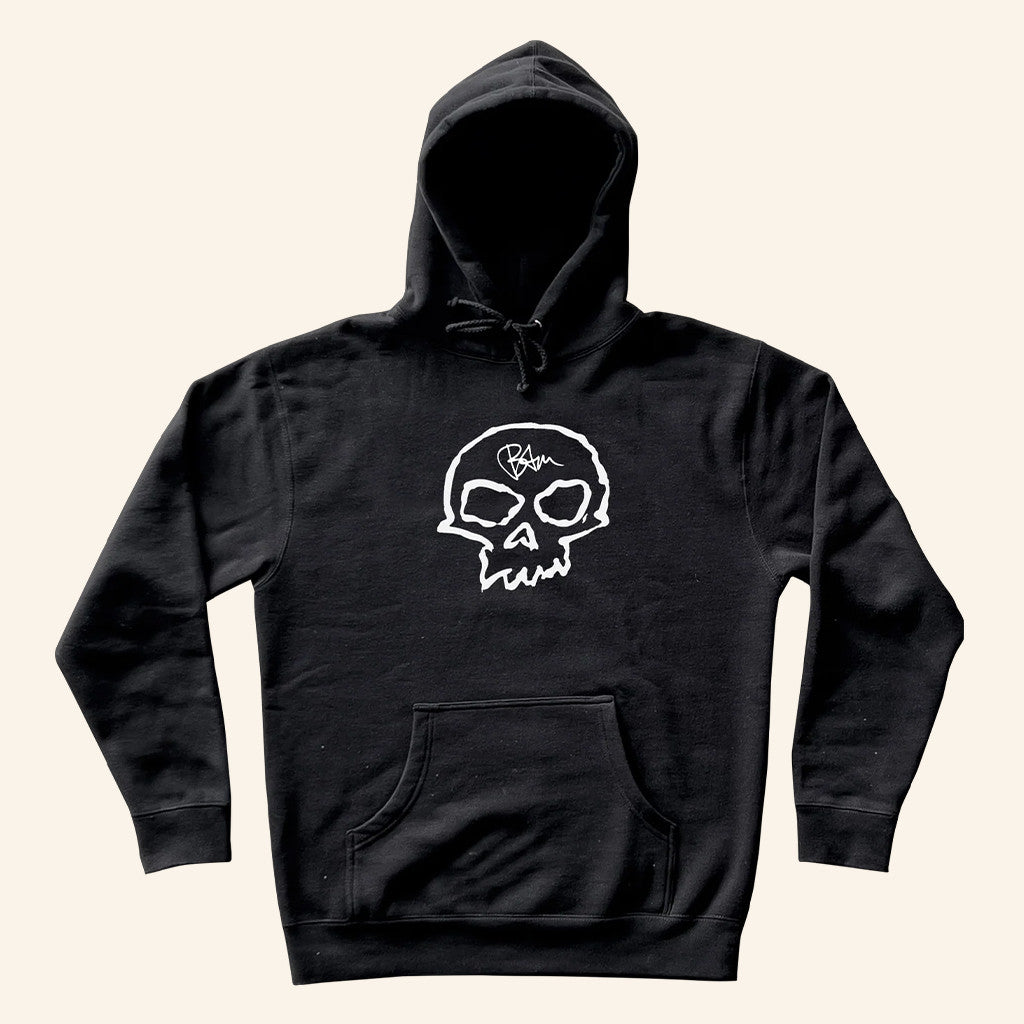 Zero Skateboards Merch Bam Single Skull Hoodie Present For Husband - Thriftgiftshop