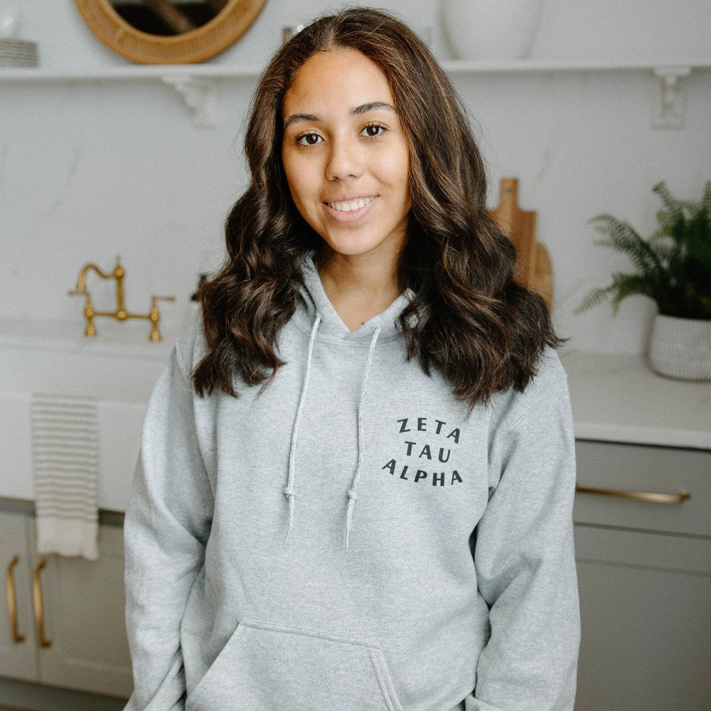 Zeta Tau Alpha Merch ZTA Queen Of Hearts Hoodie Gifts For Friends - Thriftgiftshop